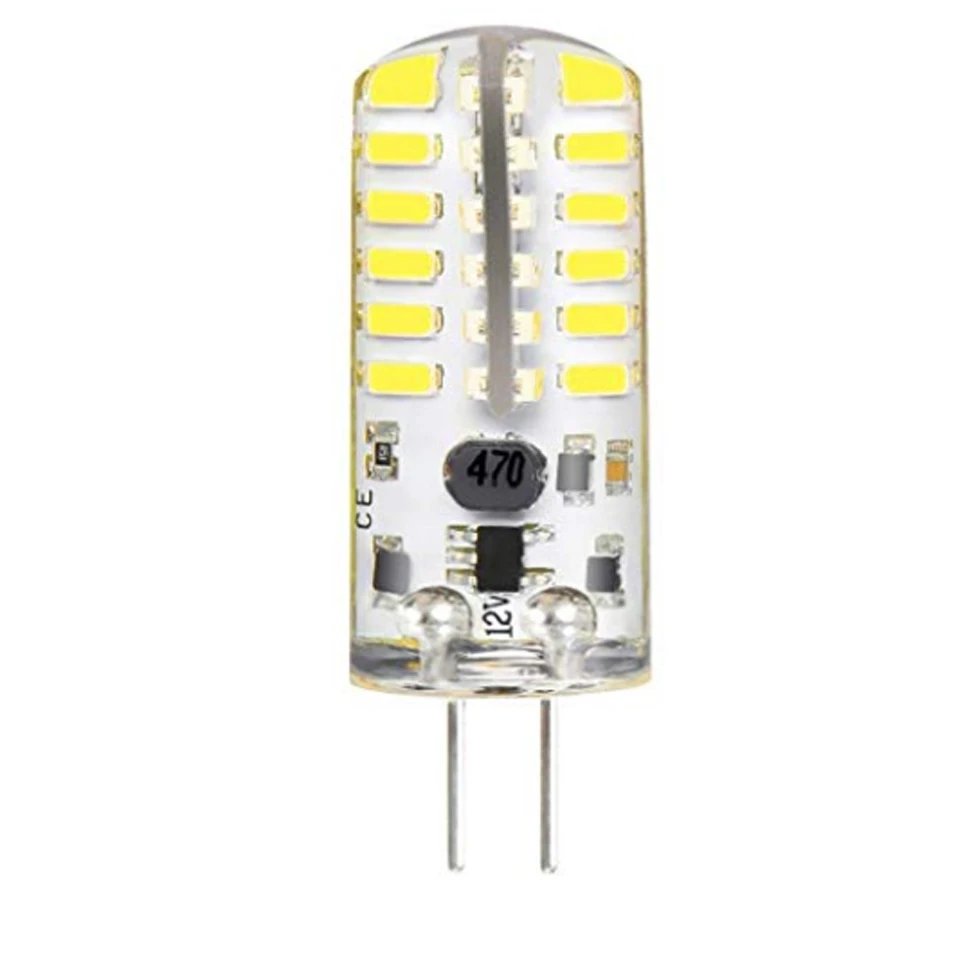 Светодиодная лампа G4 3014 SMD 24/48/64/96 LED s Ampoule Luz люстры с углом свечения 360 градусов