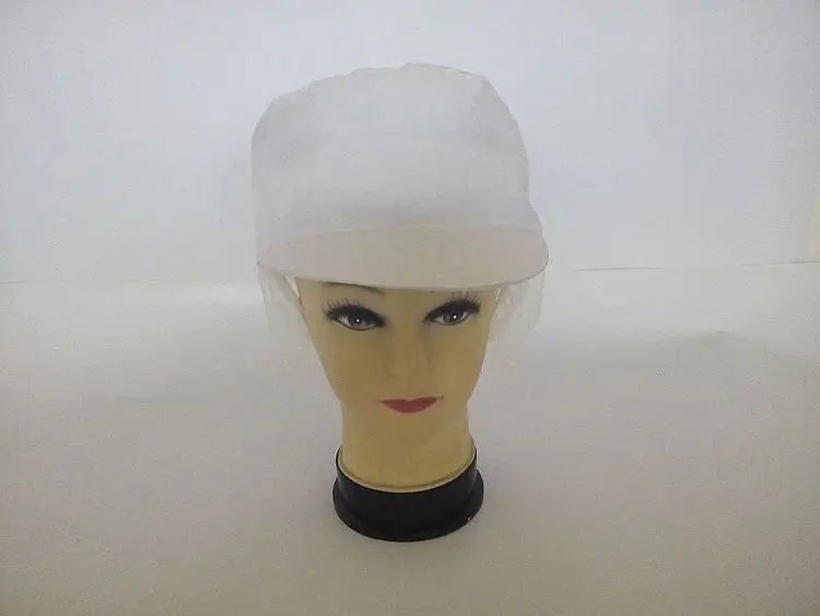 5PCS ---White mesh men's food cap work hat free shipping | Безопасность и защита