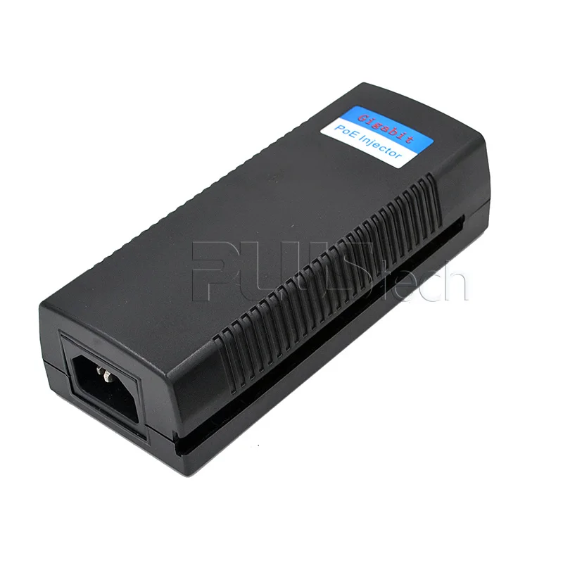 30 Вт 48V56V гигабитная мощность через Ethernet Инжектор PoE адаптер для 802.3af/at устройств