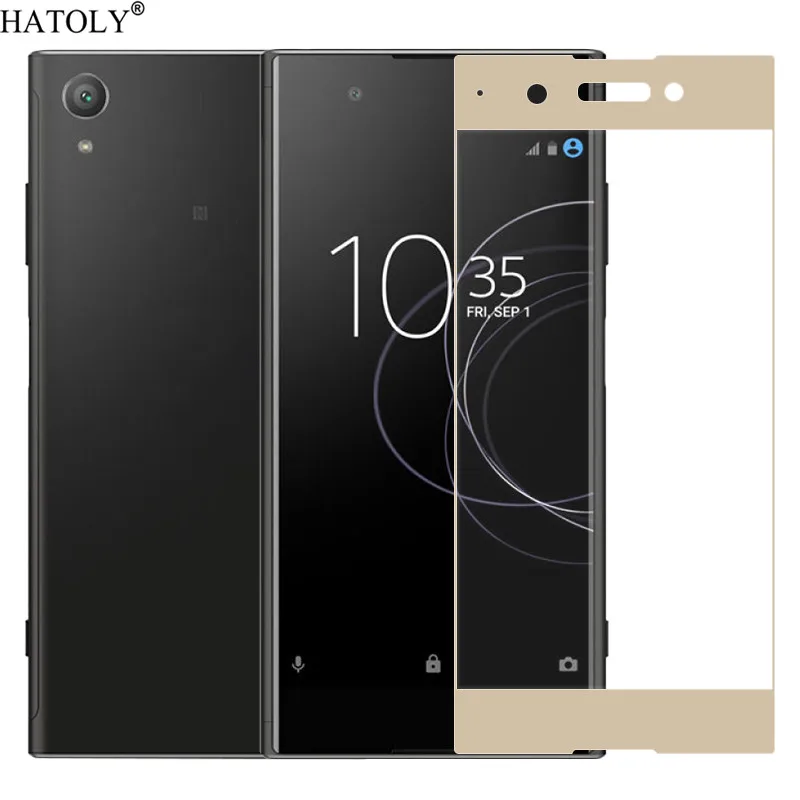 2 шт. Защита экрана для Sony Xperia XA1 Plus стекло закаленное полное покрытие | Мобильные