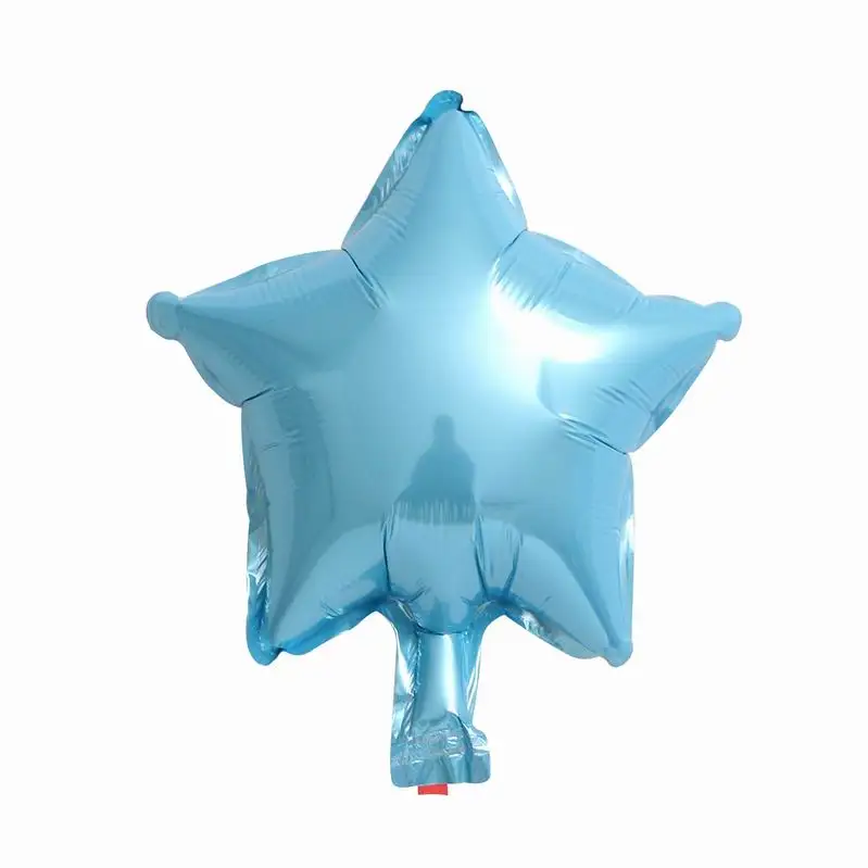 pearl blue 10 шт 10 дюймов пятиконечная звезда фольгированный шар для душа ребенка детский день рождения вечеринка Свадьба Декор поставки детские шары globos - Цвет: pearl blue