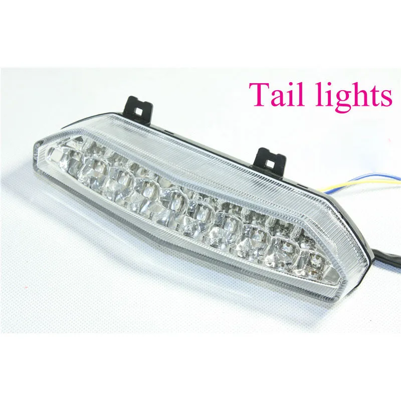 Мотоцикл интегрированный светодиодный задний фонарь Стоп сигнал поворота