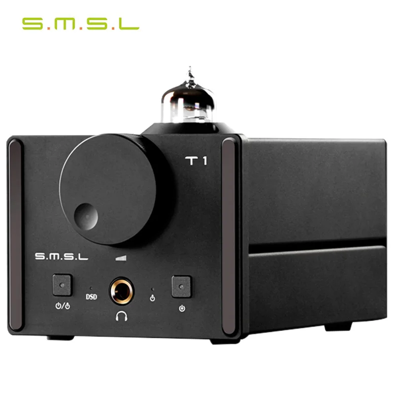 SMSL T1 ЦАП DSD512 384 кГц оптический \ коаксиальный USB трубка декодера усилитель для
