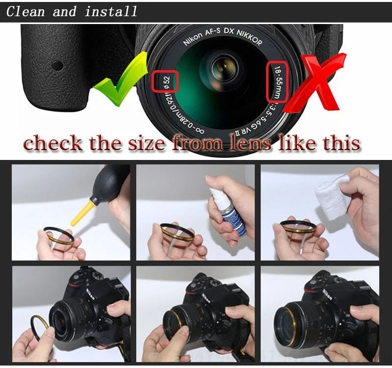 KnightX FLD UV CPL ND Star gnd фильтр объектива камеры для canon eos sony nikon 49 52 55 58 62 67 72 77 мм d3300 комплект dslr d5100 1300d