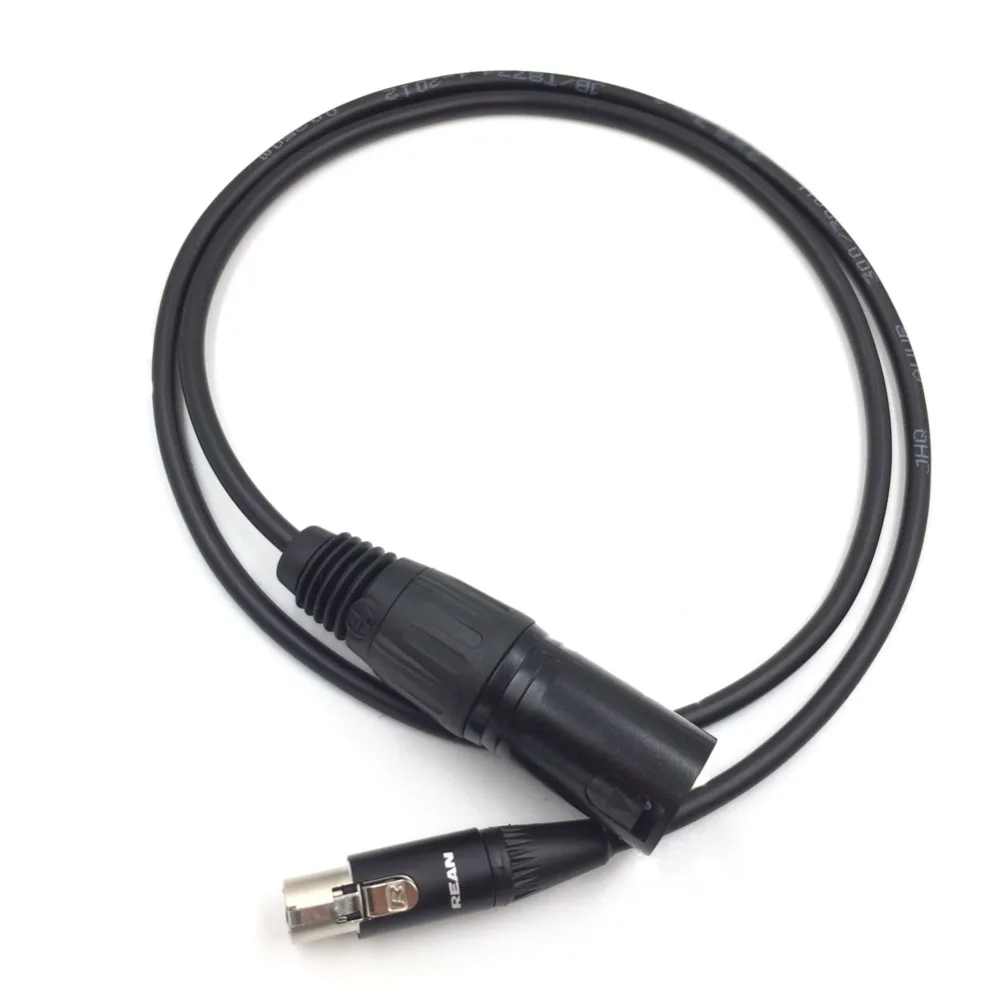 ARRI Alexa Cameras to TVlogic Monitor 12V кабель питания монитора XLR 4 Pin Male Neutrik REAN RT4FC-B Mini Plug pin |