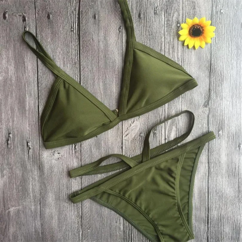 Женский купальник,, Повседневный, модный, для девушек, пуш-ап, мягкий, пляжный бюстгальтер, набор, сексуальный, Одноцветный, купальники, s a27, Прямая поставка