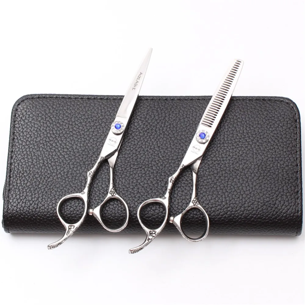 A8002 6 дюймов для левой руки JP 440C AQIABI профессиональные человеческие ножницы для волос Парикмахерские ножницы режущие ножницы филировочные ножницы