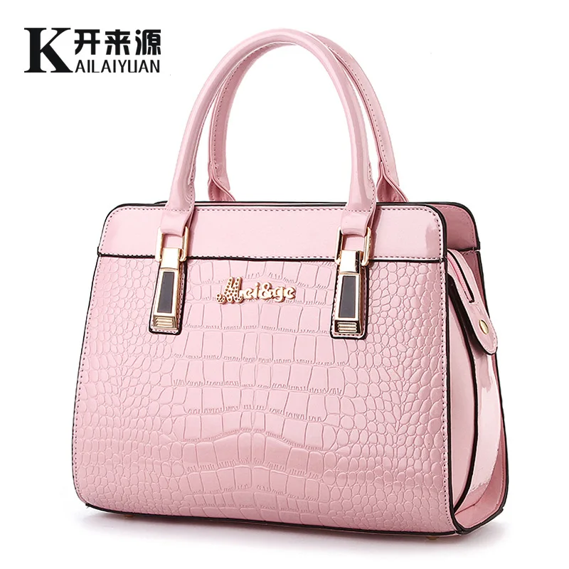 Сумка SHUNVBASHA женская из искусственной кожи с узором крокодила | Багаж и сумки