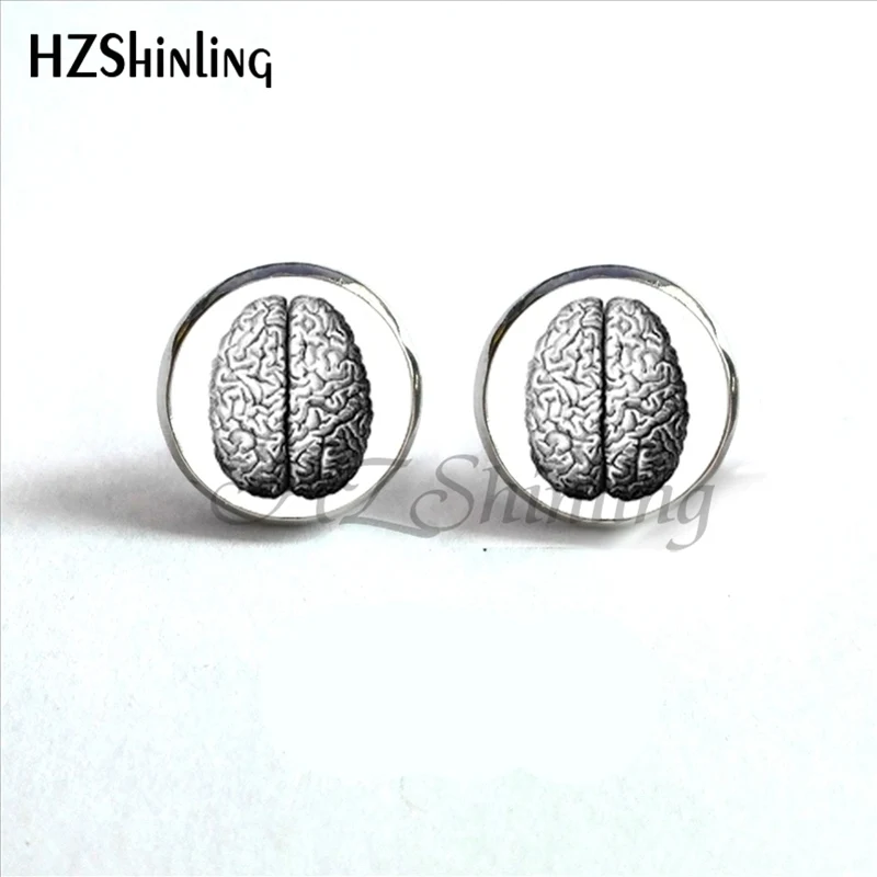 Новинка анатомические серьги в форме сердца стиле стимпанк HZ4|hypoallergenic stud earrings|stud
