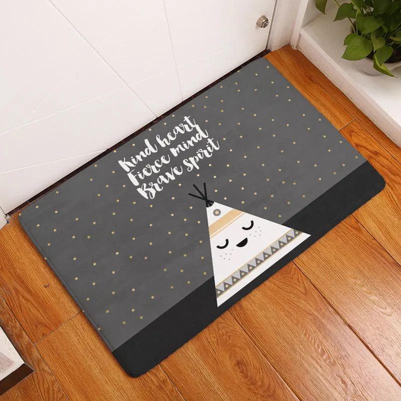 Monily скандинавский водонепроницаемый Противоскользящий коврик сердечко