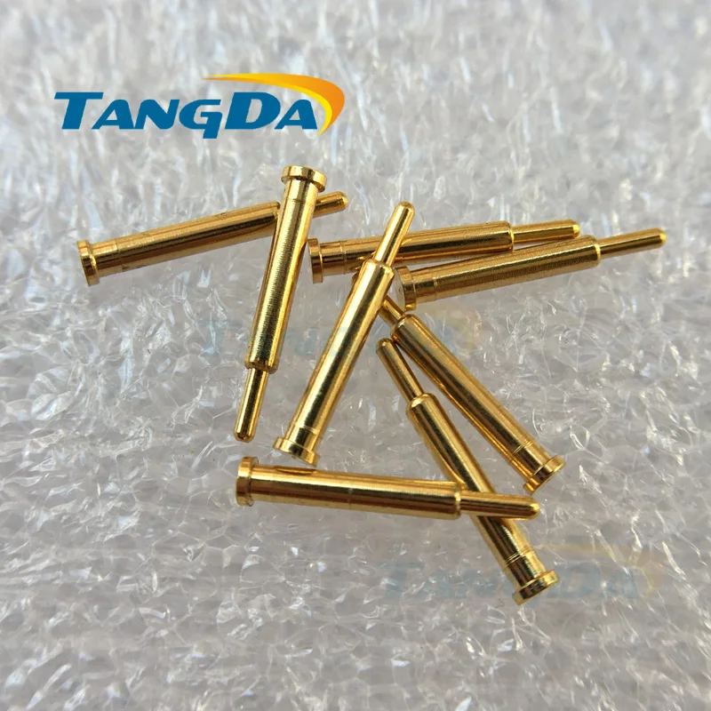 Tangda 1000 шт. 2*12 мм D пружинный зонд PCB тестовый штырь Высокоточный направляющий