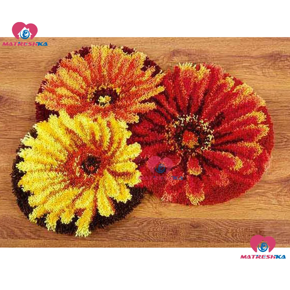 Набор крючков с защелкой для рукоделия необработанный вязальный коврик из пряжи