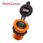 MotoLovee автомобильное быстрое зарядное устройство QC 3,0 адаптер питания двойной USB автомобиль DC 12 V-24 V прикуриватель для iPhone Android