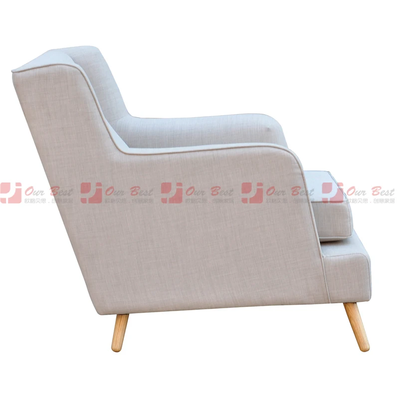 Olger Beth fabric sofa chair modern Armchair fashion cafe club |