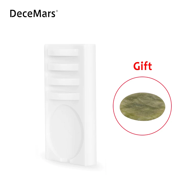white DeceMars пластиковая платформа для увеличения объема ресниц держатель ресницы и клей держатель макияж инструменты для наращивания ресниц - Цвет: white