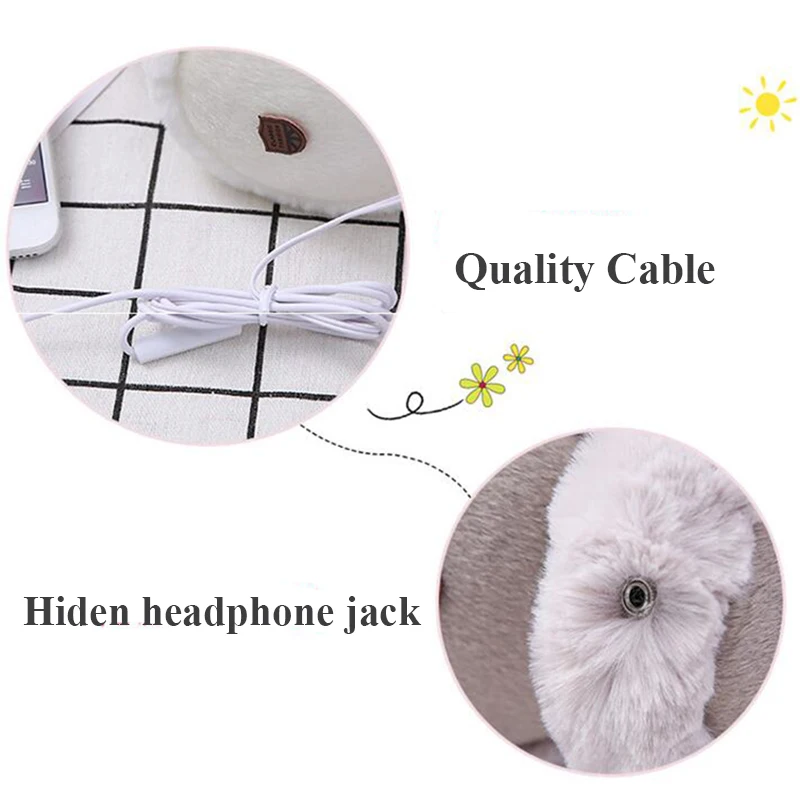 Портативный Плюшевые Мужской Женская зимняя обувь Earmuff теплый наушники леди