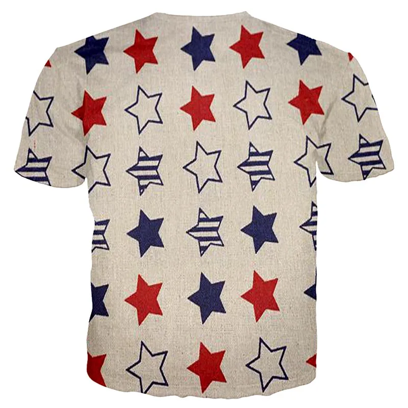 Летние женские футболка Fun 3D Футболка личность радуга граффити нейтральный Досуг