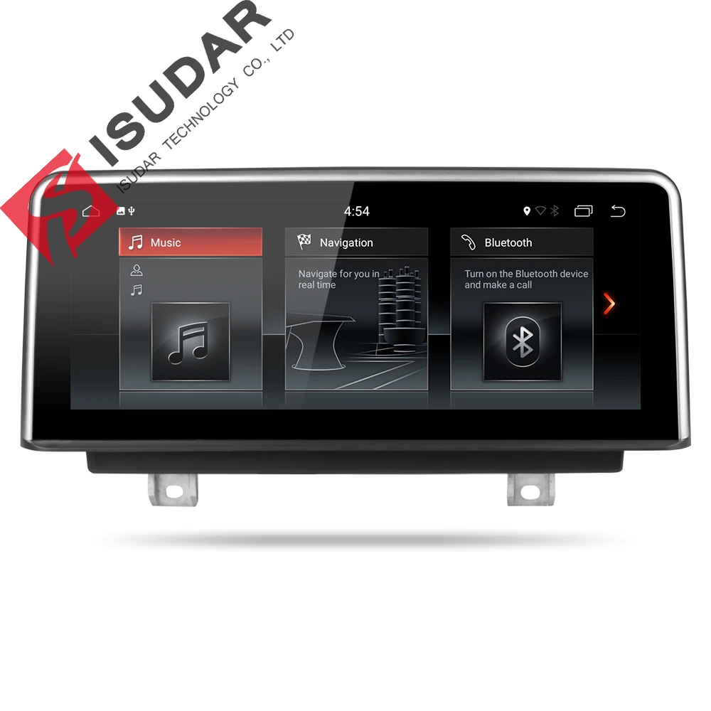 Isudar автомобильный мультимедийный плеер 2 din android 7.1.1 10 25 дюйма для BMW 3 серии F30/F31/F34
