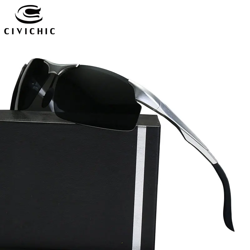 

CIVICHIC Ultralight Style Men Polarized Sunglasses Alloy Polariscope Driving Glasses Hipster Gafas Outdoor Oculos De Sol E169