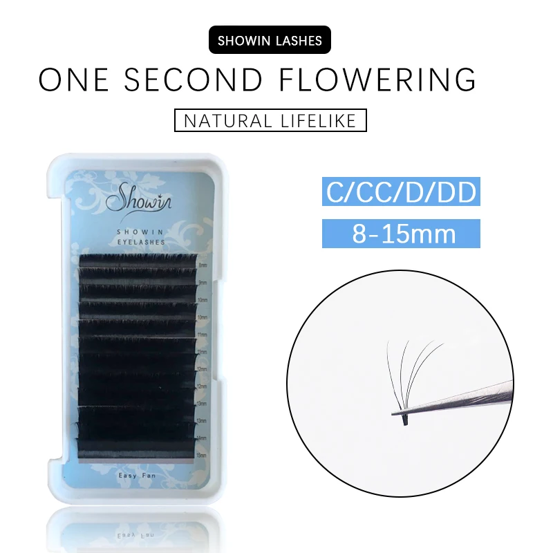 Easy Self-Making Fans Natural False Eyelashes Individual Mink Eyelash Extensions Volume Korea Lashes Siberian Top | Красота и