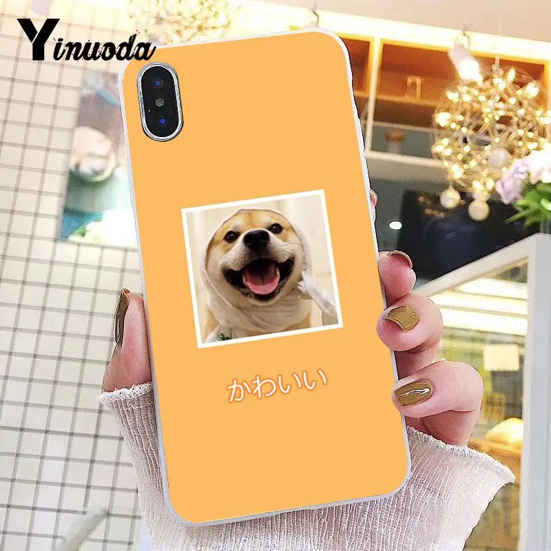 Yinuoda для iphone 7 XSMAX чехол собака Шиба ину Прозрачный телефона iPhone 8 6 6S Plus X 5 5S SE XR XS