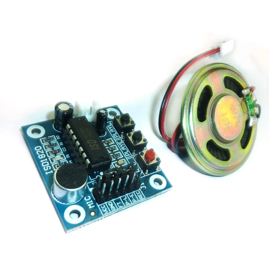 2018 ISD1820 recording module voice the board telediphone with Microphones + Loudspeaker for arduino | Обустройство дома