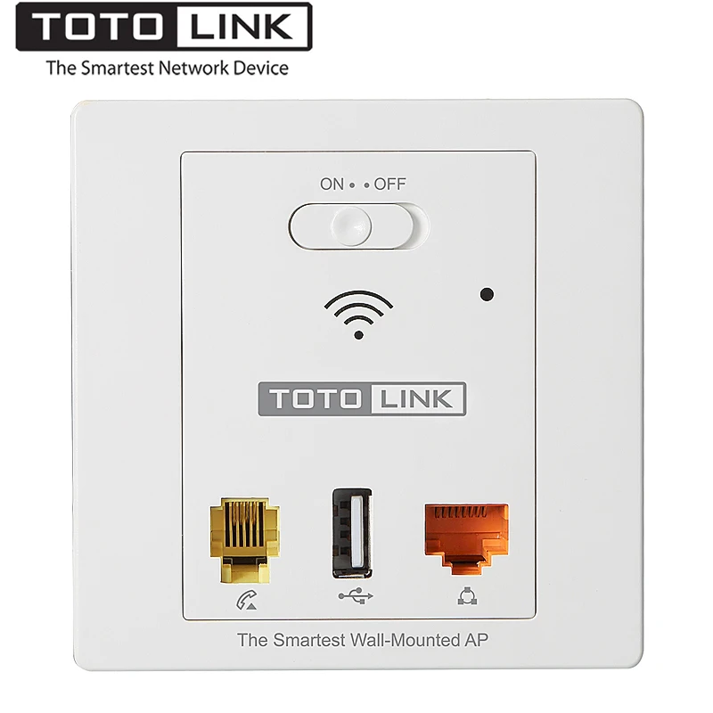 TOTOLINK WA300 300 Мбит/с в стену Беспроводной AP Точка доступа Wi Fi маршрутизатор
