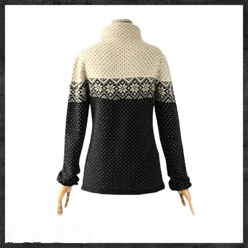 Women's Autumn Winter Turtleneck Cashmere Sweaters And Pullovers Women Vintage Gradient Knitted Sweater Ladies Thick Warm Jumper | Женская