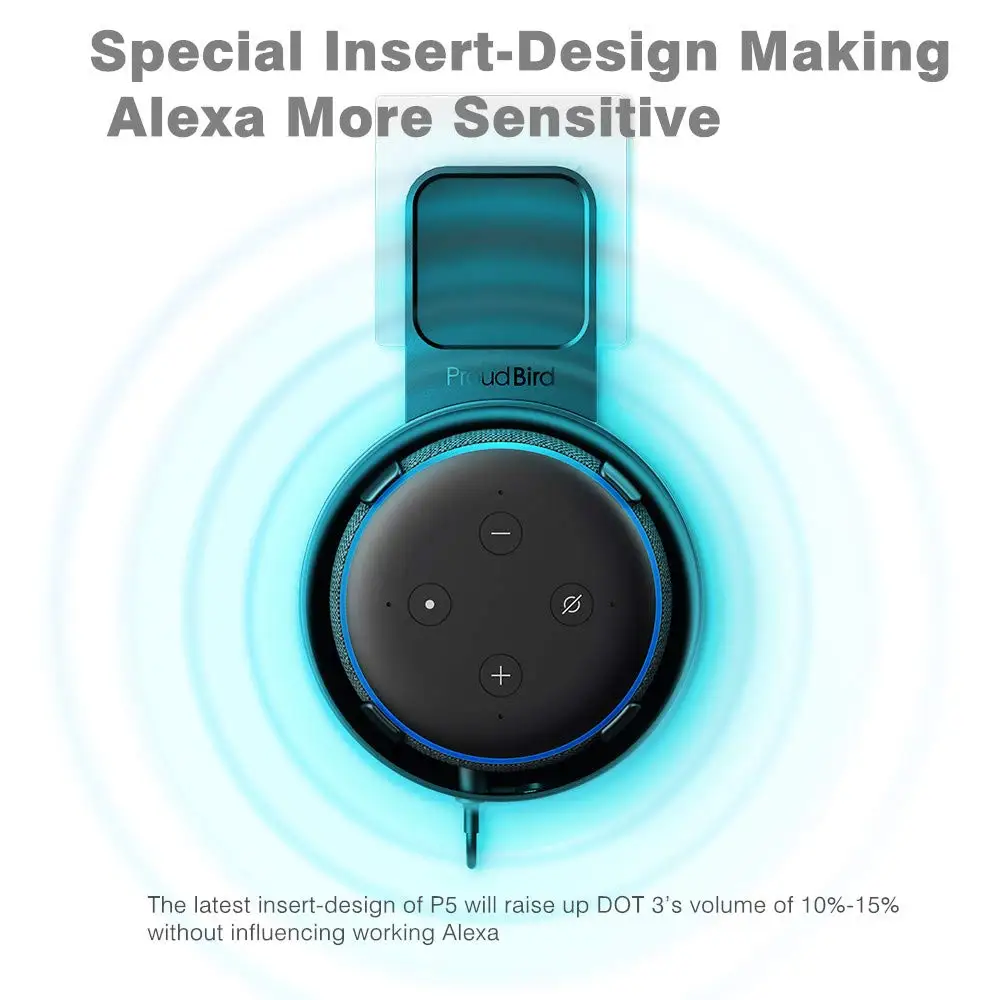 Настенный держатель GGMM P5 для колонок Amazon Echo Dot 3 го поколения|Аксессуары