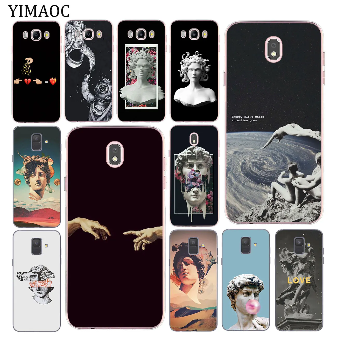 Определенно не love story estatuas griegas мягкий чехол для Samsung Galaxy J8 J3 J4 J5 J6 J7 Duo A2 Core A5 A9 A8 A7 A6