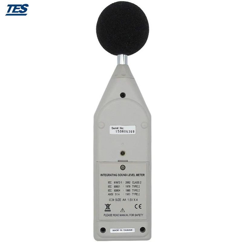 TES 1353S цифровой интегрирующий измеритель уровня звука USB от 30 до 130 дБ