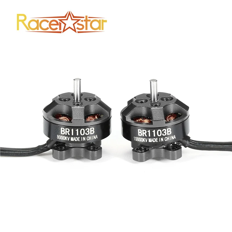 Новое поступление Racerstar Racing Edition 1103 BR1103B 8000KV 10000KV 1 3S бесщеточный двигатель черный