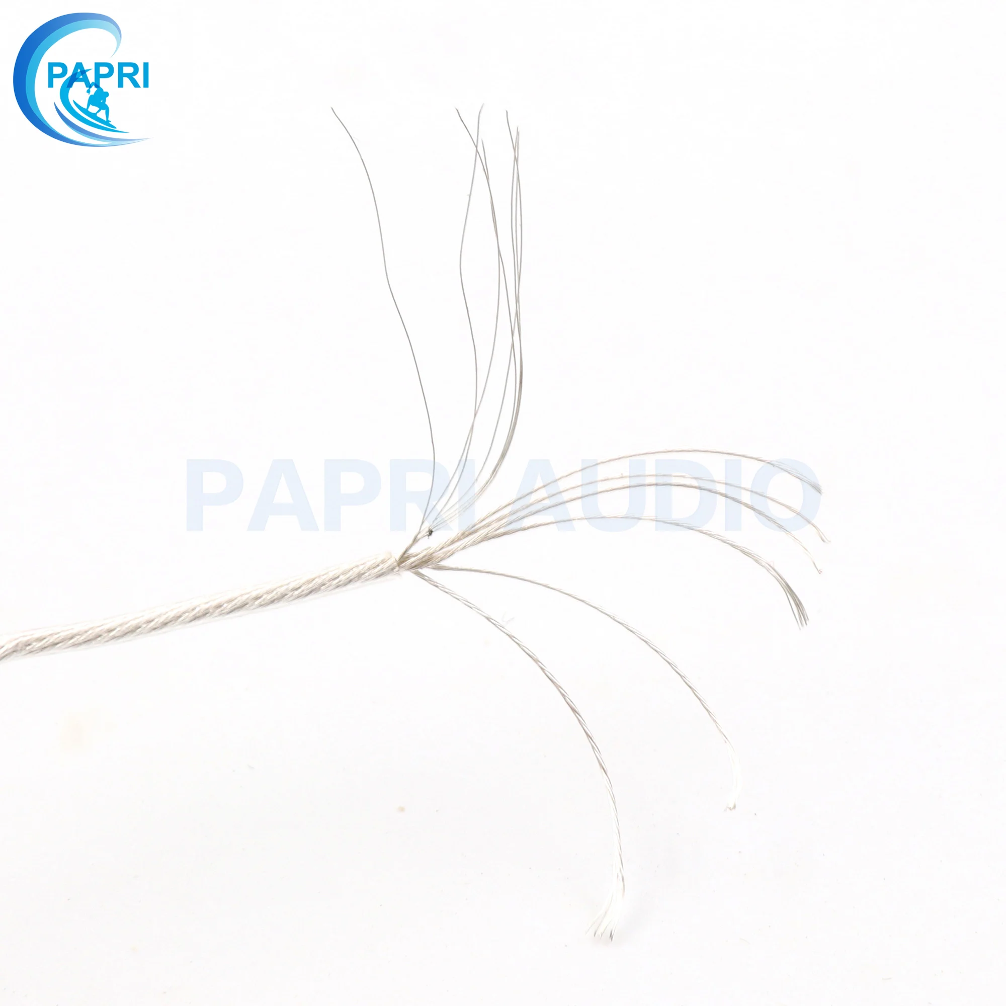 

PAPRI Newest GM03 DIY Upgrade Headphone Cable 4N OCC Silver Wire Hifi For Earphone Headsets Line Audio Litz Structure 49 Cores