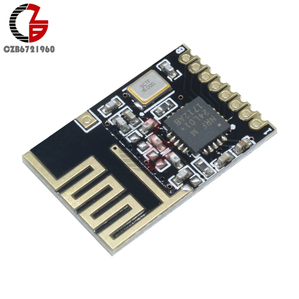 DC 5V Mini NRF24L01 + SMD 1 27 мм беспроводной модуль приемопередатчика с регулятором