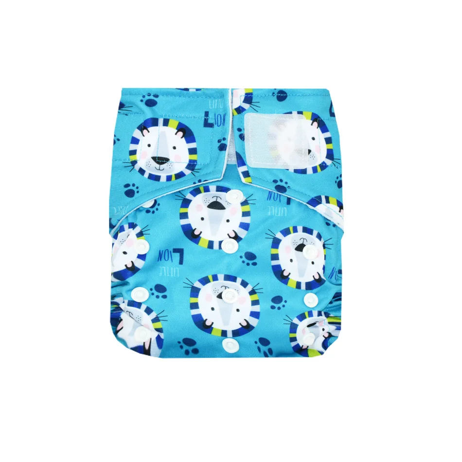 Happy Flute Hook& Loop OS Карманный тканевый подгузник, водонепроницаемый дышащий s m& L регулируемый, подходит 5-15 кг ребенка - Цвет: EF122