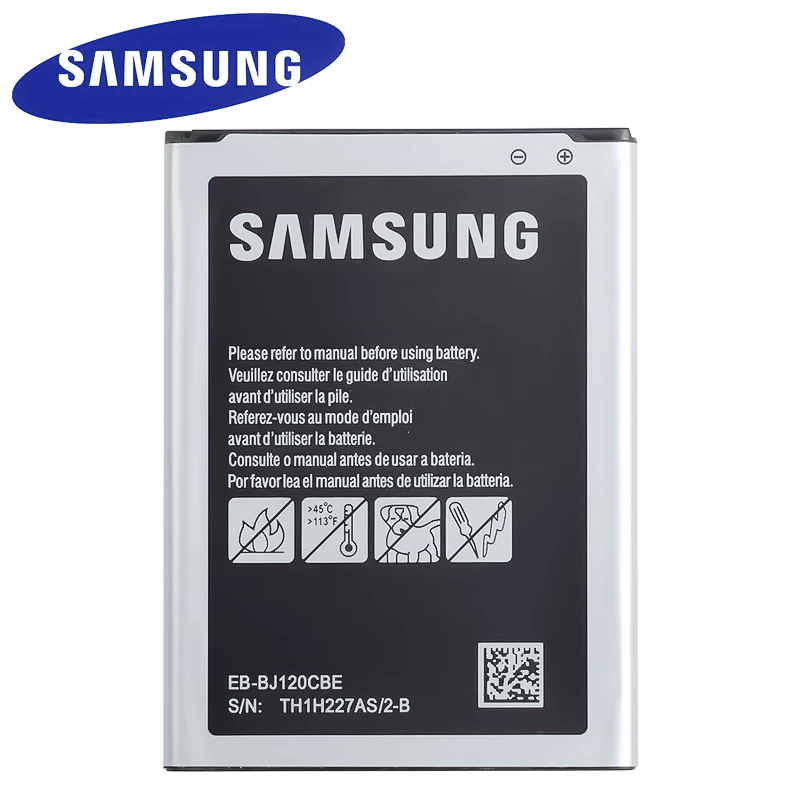Оригинальный аккумулятор Samsung для Galaxy J1 2016 J120 Express 3 с аккумулятором на 50 мА/ч