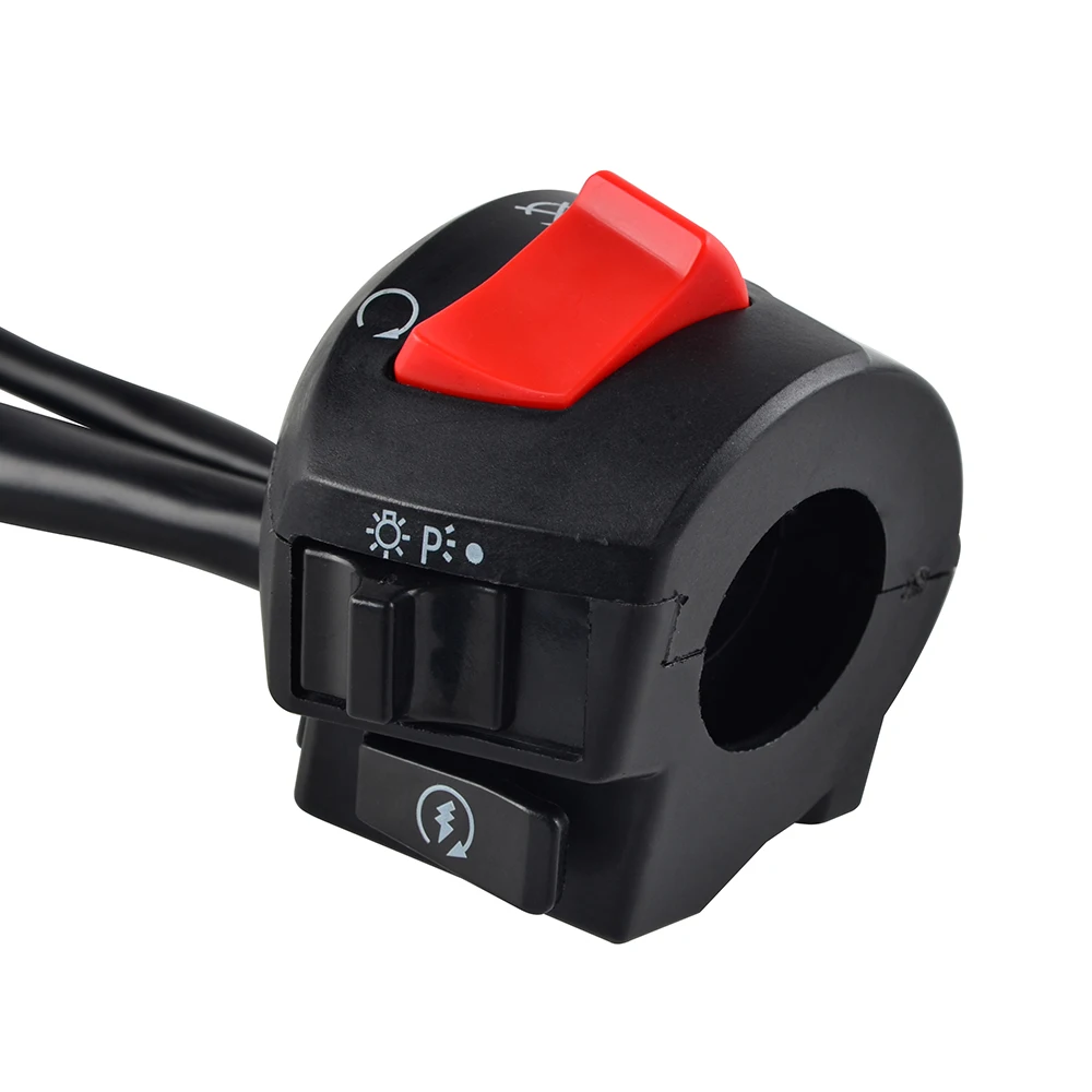 Универсальные велосипедные мотоциклетные переключатели на рукоятку управление передачей 22 мм 7/" левый и правый для Harley-Davidson Honda Yamaha Kawasaki еще