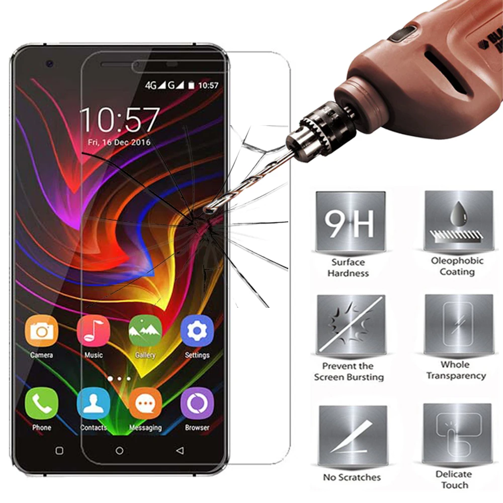 2.5D 9H Закаленное стекло протектор экрана для Oukitel U7 U15 U25 C5 C12 K10000 Pro K8000 U22 K6000 U20 U11