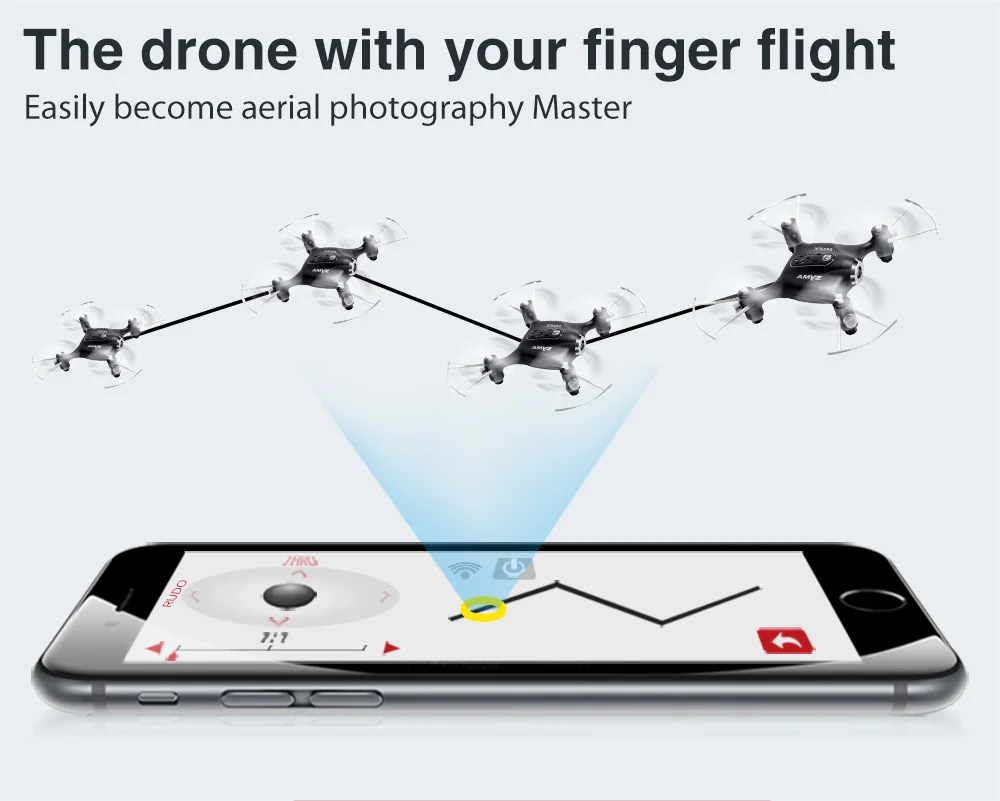 Вертолет SYMA RC X23W fpv-квадрокоптер Wifi передача в реальном времени Безголовый модель Дрон Профессиональный с камерой