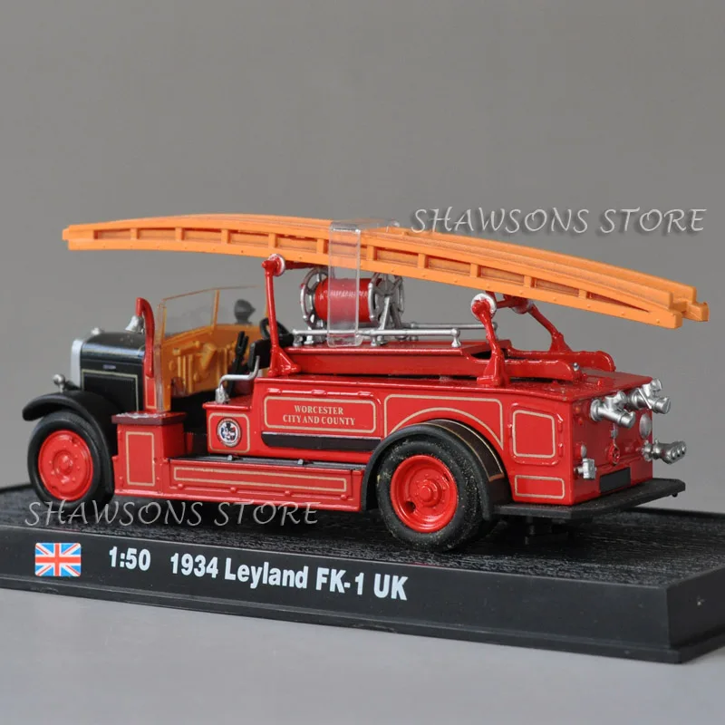 Литая модель 1:50 1934 Leyland FK 1 UK Pumper Fire Engine Truck миниатюрная Реплика|Наземный транспорт|