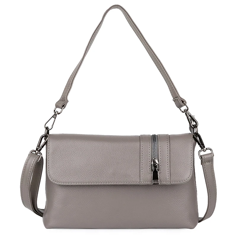 Женские сумки из натуральной кожи 2019 красные черные серые однотонные коровьей