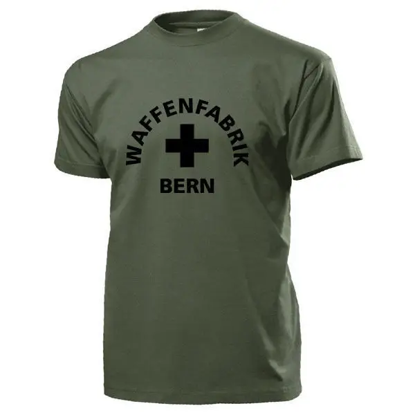 

2019 Summer Brand Clothing Waffenfabrik Bern Eidgenossische Schweiz W+F Hersteller - T Shirt Novelty T Shirt