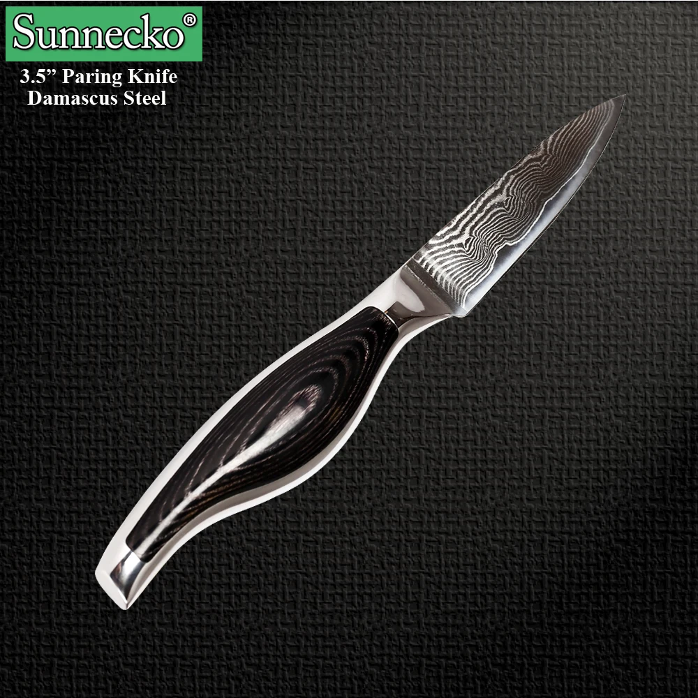 SUNNECKO 3 5 дюймов нож для очистки овощей профессиональный шеф-повара пилинг