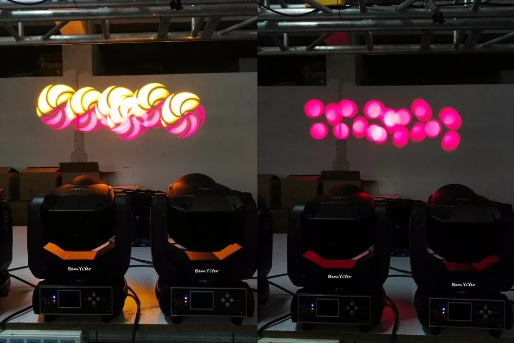 2 шт./лот 90 Ватт led spot gobo moving head light/3 призмовый/цветной wheel/pattern effect/15CH DMX/dj