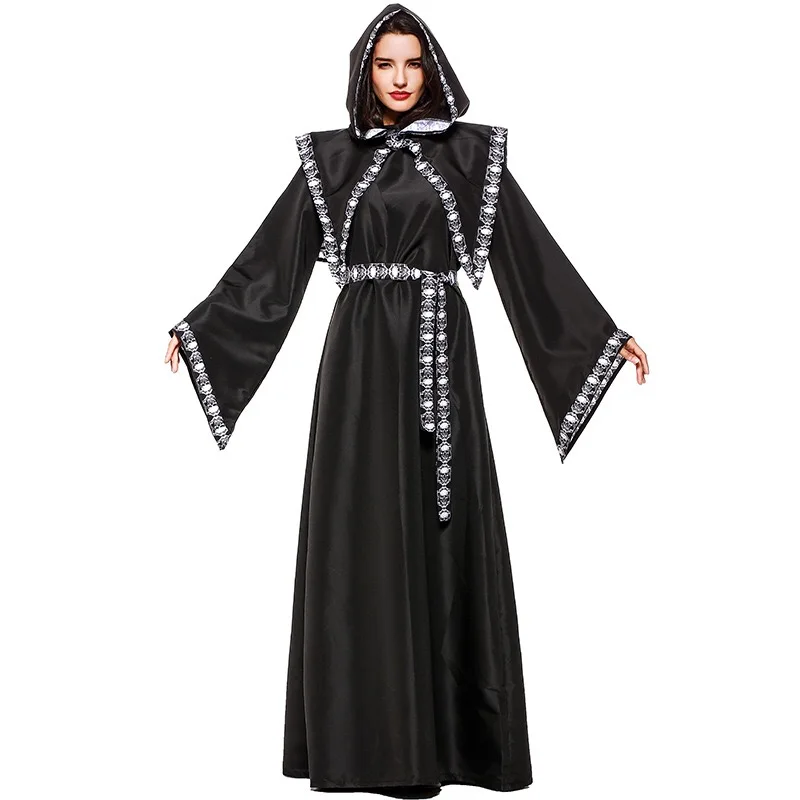 Женский костюм в готическом стиле на Хэллоуин для взрослых|gothic witch costumes|witch costumewomen