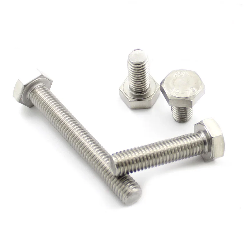 

50Pcs M6M8 304 Stainless Steel Outer Hexagon Screw Outer Hexagon Bolt*16-20-25-30-40-200 mm