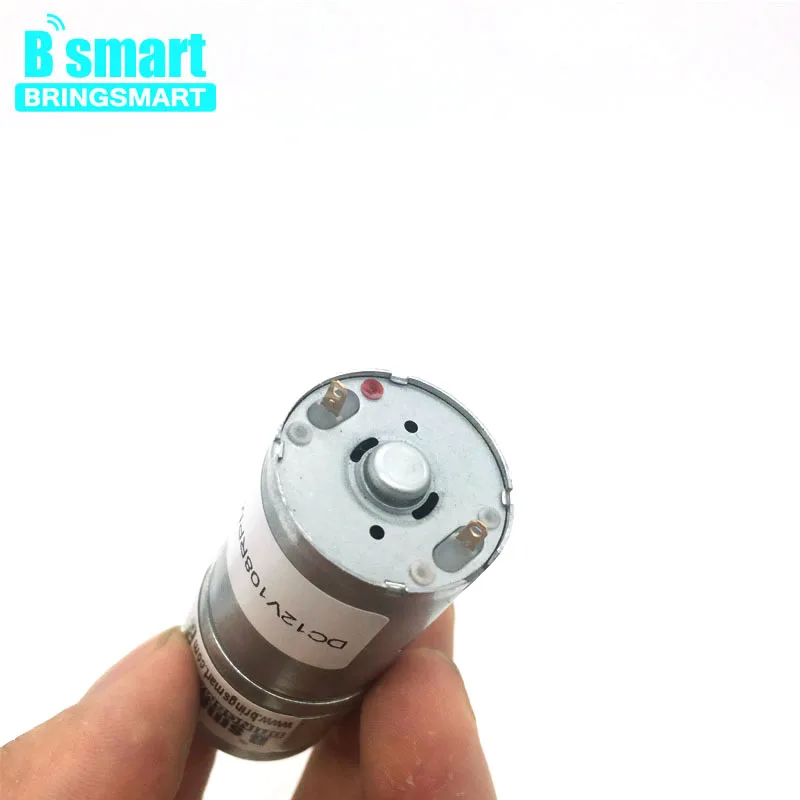 Bringsmart JGA25-370TC 6-12v DC редукторный двигатель встроенная и винтовая комбинация для