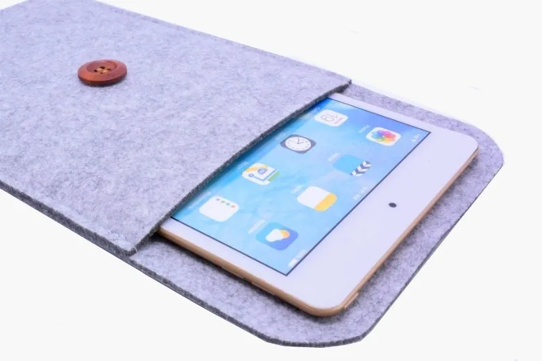2020 Новый горячий шерстяной войлочный мешок для ipad mini 7 9 &quot 1/2/3/4 чехол iPad дюймов