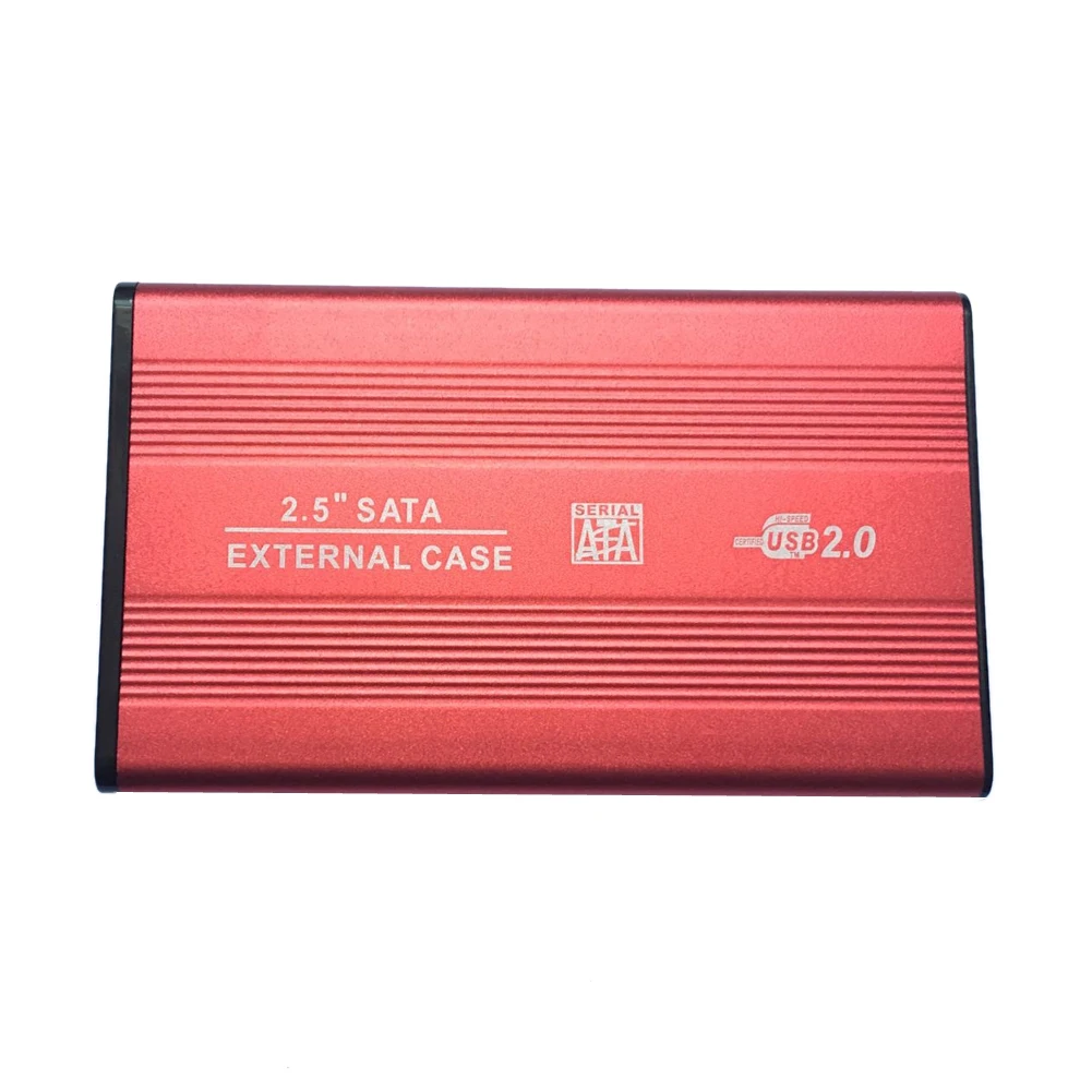 Высокоскоростной Внешний USB 2 0 для жесткого диска SATA 5 дюйма адаптер красный