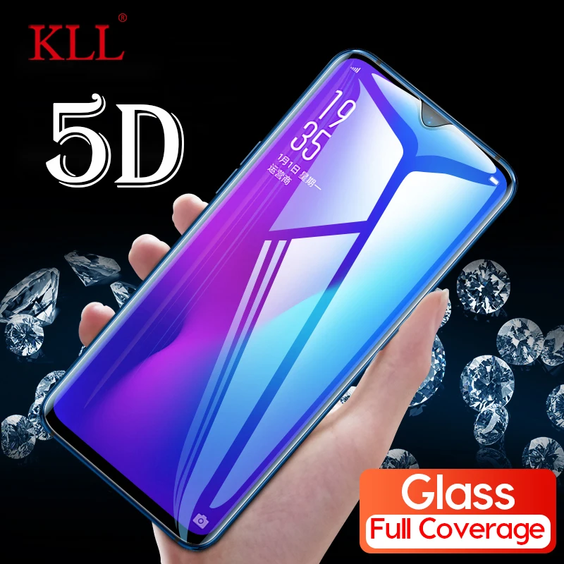 5D Edge полное покрытие защитное стекло для OPPO R17 R15 9H Закаленное пленка F7 Защитная